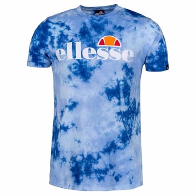 Ellesse Prado Tie Dye Heren Blauw T-Shirt