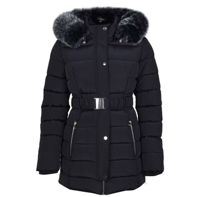 Golddigga Womens Belt Bubble Jacket Top