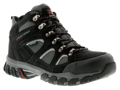 Karrimor bodmin 4 mid weather heren wandelschoenen zwart/grijs/rood