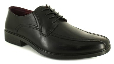 Mans zwarte alledaagse slijtage vrijetijdsschoenen stropdas upsoccasionwear heren