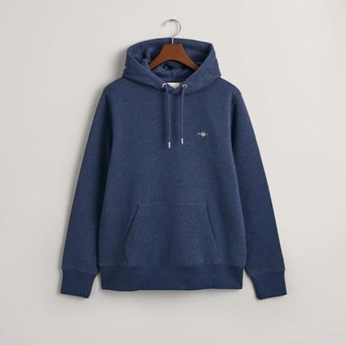 Geborduurde Archive Shield Hoodie voor heren in blauw