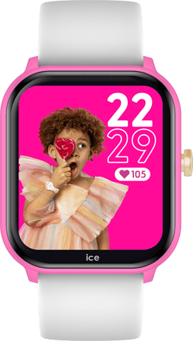 Ice Watch Ice Smart Junior 2.0 - Flitsend Roze - Witte Meisjeshorloge 022798