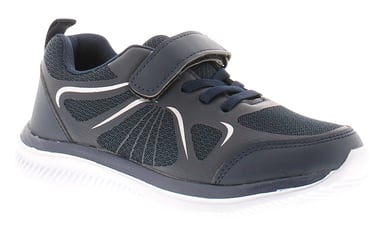 Focus Junior Boys Trainers Dylan Lace Up navy