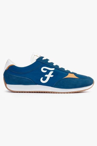 Farah Blue 'Santo' Casual Lace Up Trainers