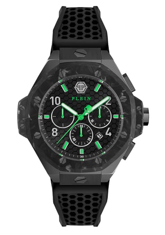 Philipp Plein Plein Chrono Royal Heren Zwarte Horloge PWPRA0624