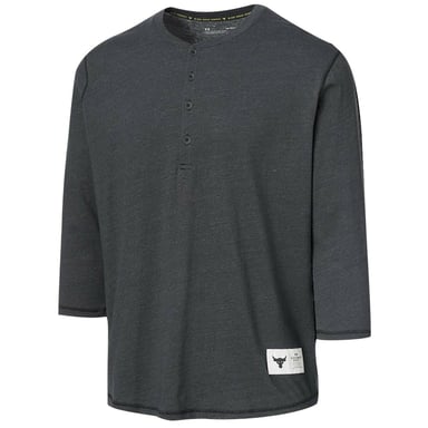 Under Armour x Project Rock 3/4 Grijs T-shirt - Heren