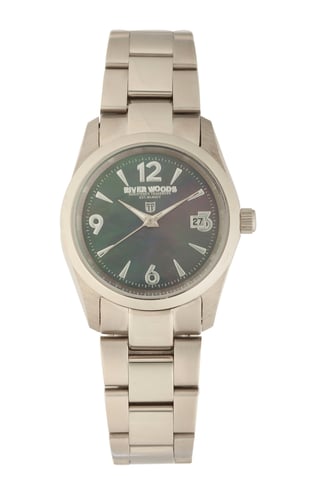 River Woods: Womens Mother Of Pearl Watch