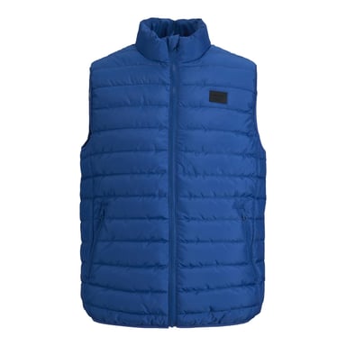 Jack & Jones Mens Puffer Gilet with Stand Up Collar Lightweight