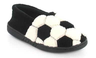 Nieuwe jongens/kinderen zwart/wit volledig novelty design slippers