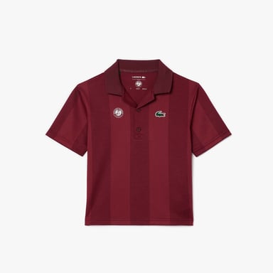 Jongenspolo Lacoste Juniors Roland-Garros Edition in Roze