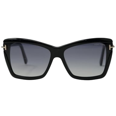 Tom Ford Leah Ft0849 01B zwarte zonnebril