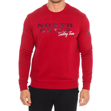 Sweater met lange mouwen en ronde hals 9022970 heren