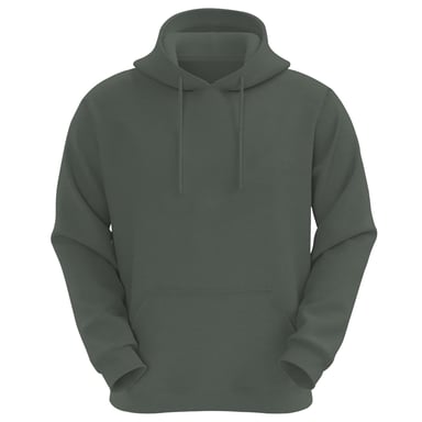 VR2 Denim Mens Plain Hoodie Long Sleeve Pullover
