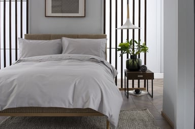 The Lyndon Company St Felix Duvet Set King Size Grey