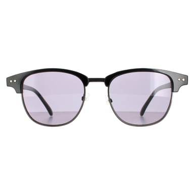 Calvin Klein zonnebril CK20314S 001 Glanzende zwarte vaste rook