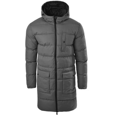 Soulstar Men's AG04 Longline Padded Puffer Jacket