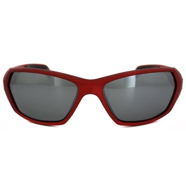 Polaroid Sport Zonnebril P7312 33W JB Glanzend Rood Grijs Zilver Mirror Polarized