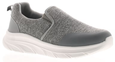 Focus Mens JerseyTrainers Comfy Wilkie Slip On grey