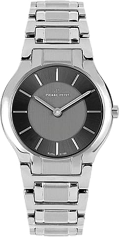 Pierre Petit: Womens Serie Laval Silver Watch