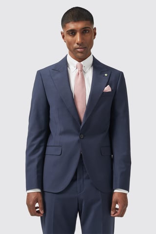 Buscot Slim Fit Navy Jacket