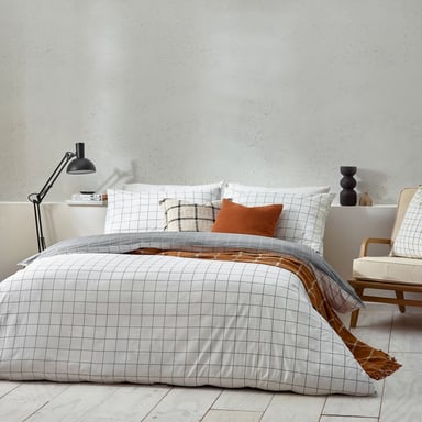 Yard Howarth Ruit Reversible Dekbedovertrek Set