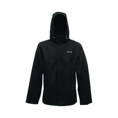 Regatta Groot Buiten Mens Klassieker Matte Kap Waterdicht Jasje (Zwart)