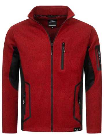 Rock Creek Fleecejacke Rot