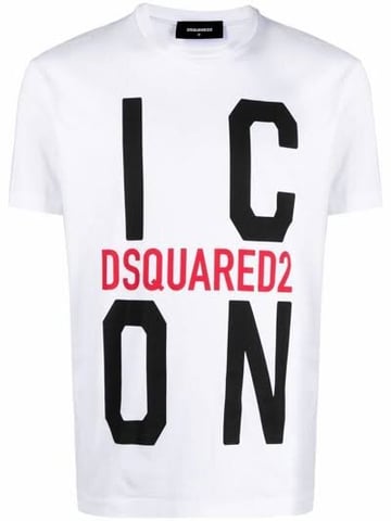 Dsquared2 Katoenen T-shirt met icon-logo in wit