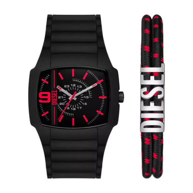 Diesel Cliffhanger 2.0 Heren Horloge Zwart DZ2191SET