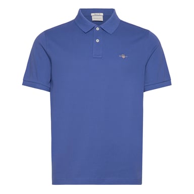 Gant Polo SS Regular Shield Pique Polo Blauw
