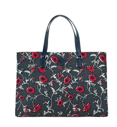 Retro Batik Print Nylon Schouder Tote Handtas