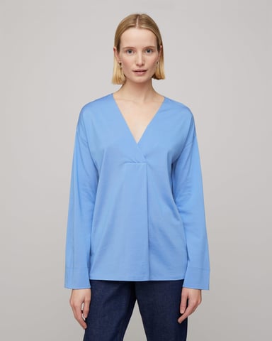 Slinky Stitch Placket Blouse