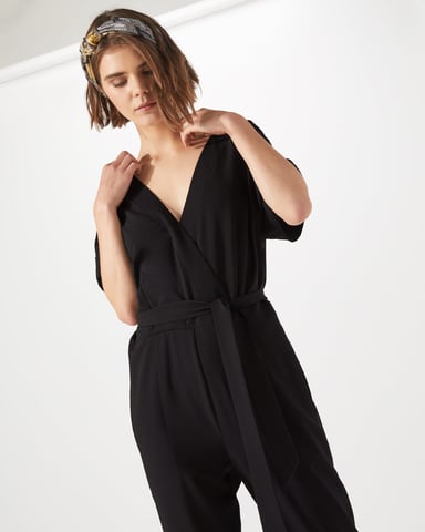 Fixed Wrap Jumpsuit