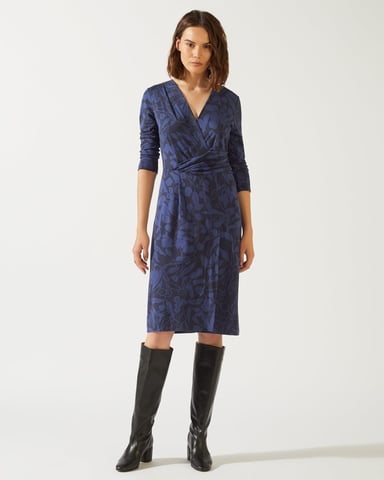 Woodland Floral Jersey Dress