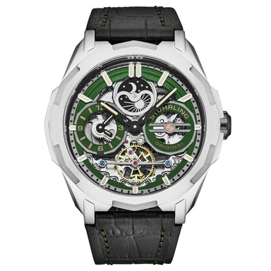 Dual Time Automatic Navigator 46mm Skeleton