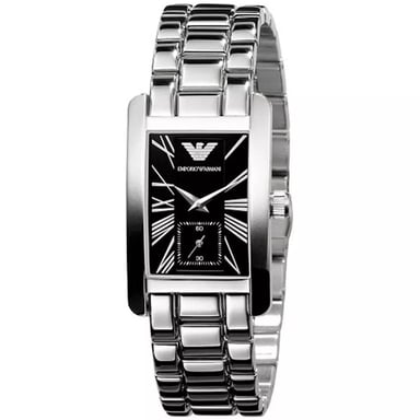 Emporio Armani AR0157 Zwarte Wijzerplaat Dames Klassiek Horloge