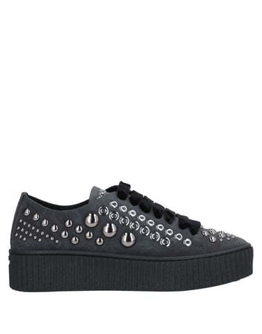 Pinko Lead Leather Studded Sneakers