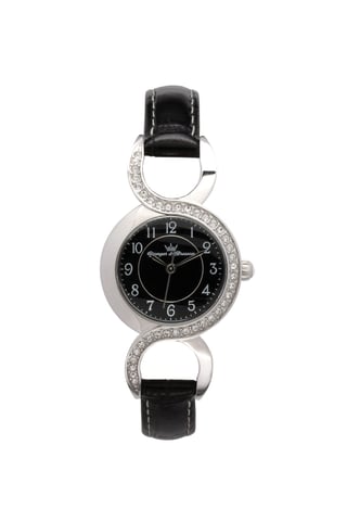 Yonger and Bresson Black Band with Black Dial