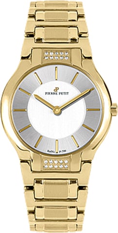 Pierre Petit: Womens Serie Laval Silver Watch