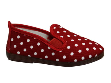 Flossy Gallur Kinder Plimsolls Rood/Wit
