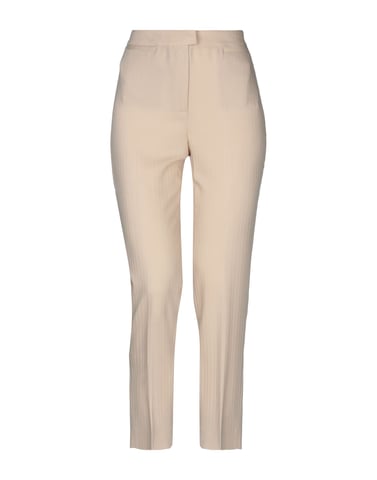 Trousers Piazza Sempione Beige Women's Virgin Wool