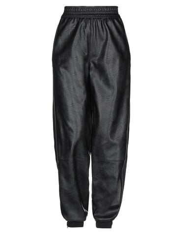 Stella McCartney Black Faux Leather Trousers