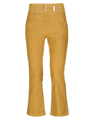 Trousers High By Claire Campbell Ochre Women's Cotton