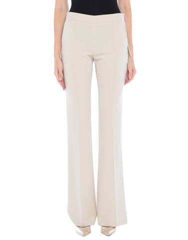 Elisabetta Franchi Beige Crepe Tailored Trousers