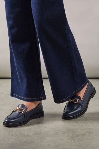 Lineka Metal Snaffle Smart Loafer