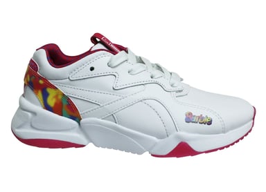 Puma Nova x Barbie Wit Cabaret Leer Laag Kinderschoenen 371585 01