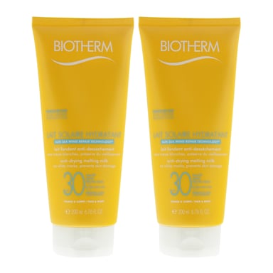 Biotherm Anti-Drying Melting Milk SPF 30 200ml Face & Body x 2