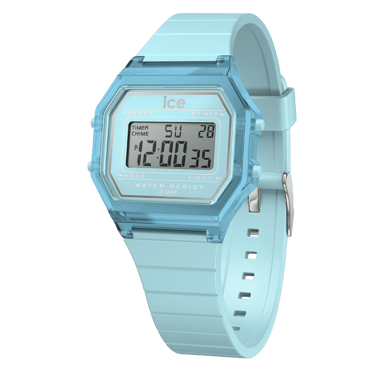 Ice Watch Ice Digit Retro - Hemels Blauw - Heldere Kinderhorloge in Blauw 022888