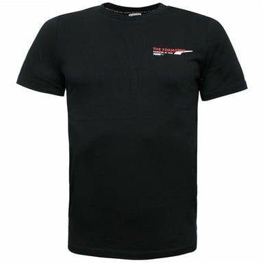 Puma Graphic Logo Korte Mouw Crew Neck Zwart Heren T-shirt 597335 01