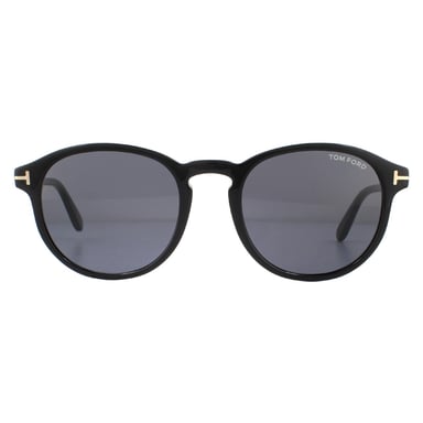 Tom Ford Zonnebril Dante FT0834 01A Glanzend Zwart Grijs Smoke